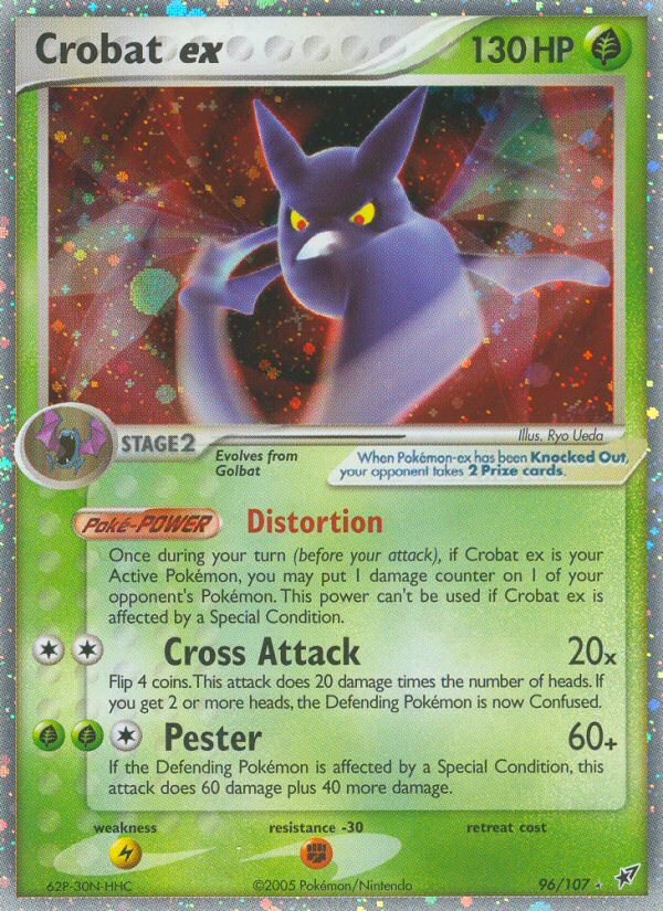 Crobat ex (96/107) [EX: Deoxys] | Exor Games Summserside