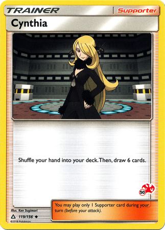 Cynthia (119/156) (Charizard Stamp #50) [Battle Academy 2020] | Exor Games Summserside