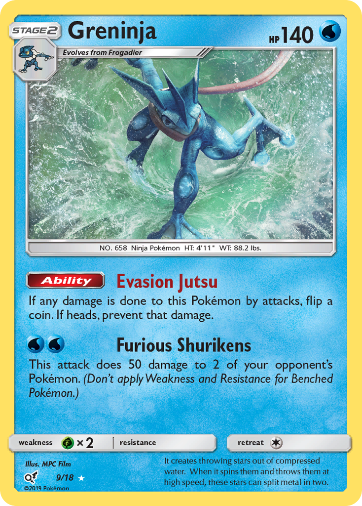 Greninja (9/18) [Sun & Moon: Detective Pikachu] | Exor Games Summserside