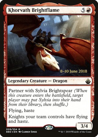 Khorvath Brightflame [Battlebond Promos] | Exor Games Summserside