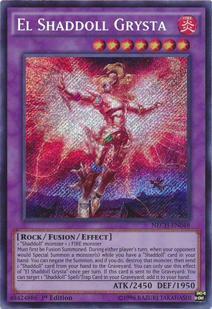 El Shaddoll Grysta [NECH-EN048] Secret Rare | Exor Games Summserside