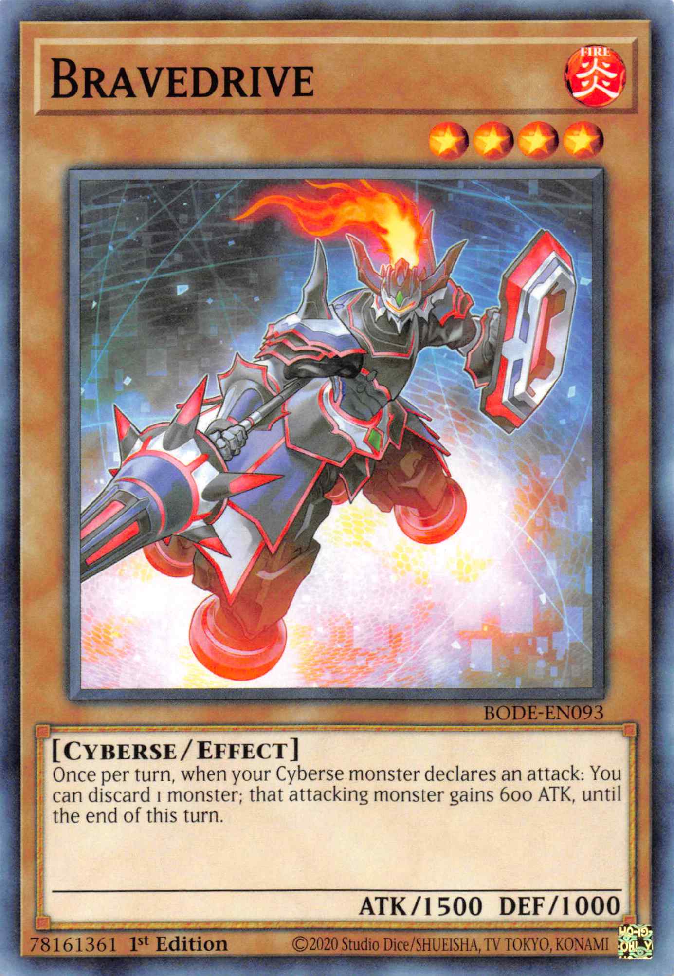 Bravedrive [BODE-EN093] Common | Exor Games Summserside