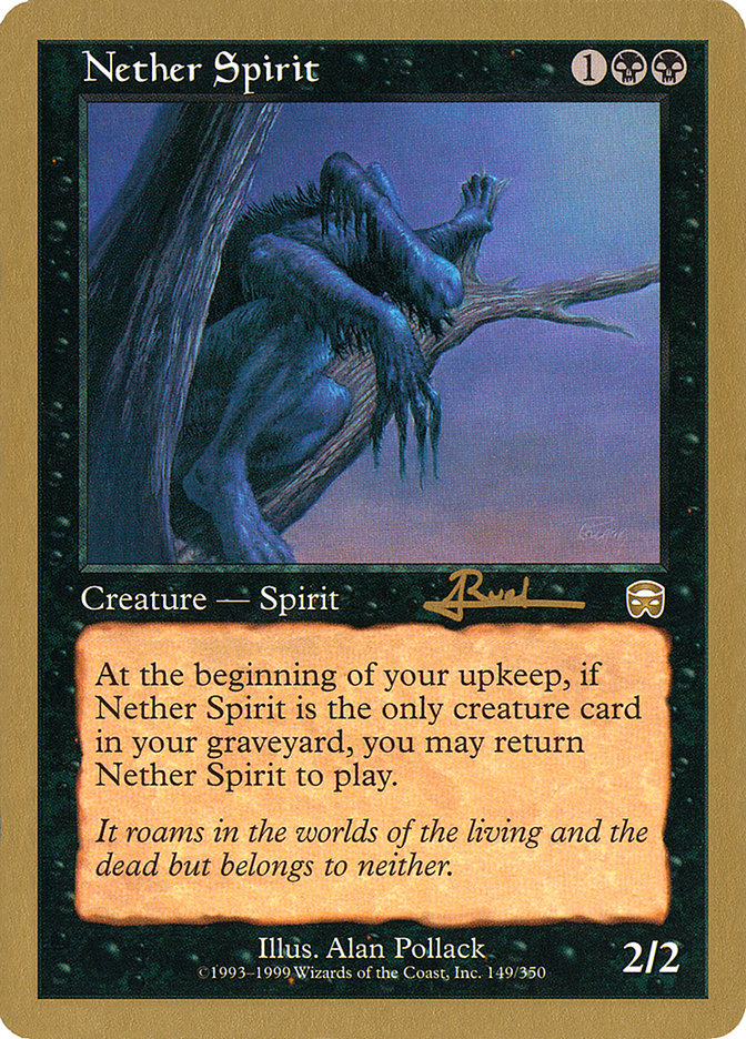 Nether Spirit (Antoine Ruel) [World Championship Decks 2001] | Exor Games Summserside