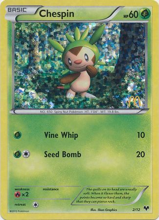 Chespin (2/12) [McDonald's Promos: 2014 Collection] | Exor Games Summserside