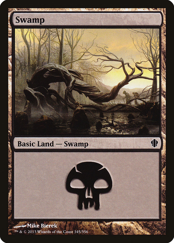 Swamp (345) [Commander 2013] | Exor Games Summserside