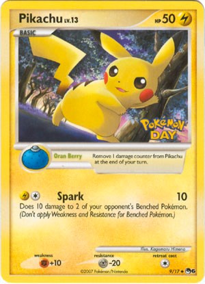 Pikachu (9/17) (Pokemon Day) [POP Series 6] | Exor Games Summserside