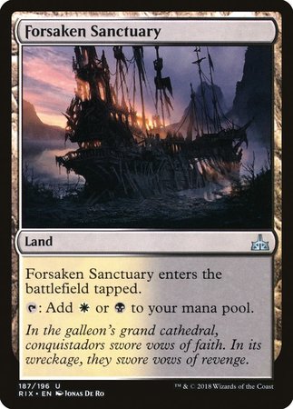 Forsaken Sanctuary [Rivals of Ixalan] | Exor Games Summserside