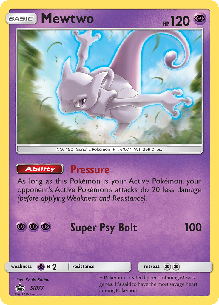 Mewtwo (SM77) [Sun & Moon: Black Star Promos] | Exor Games Summserside