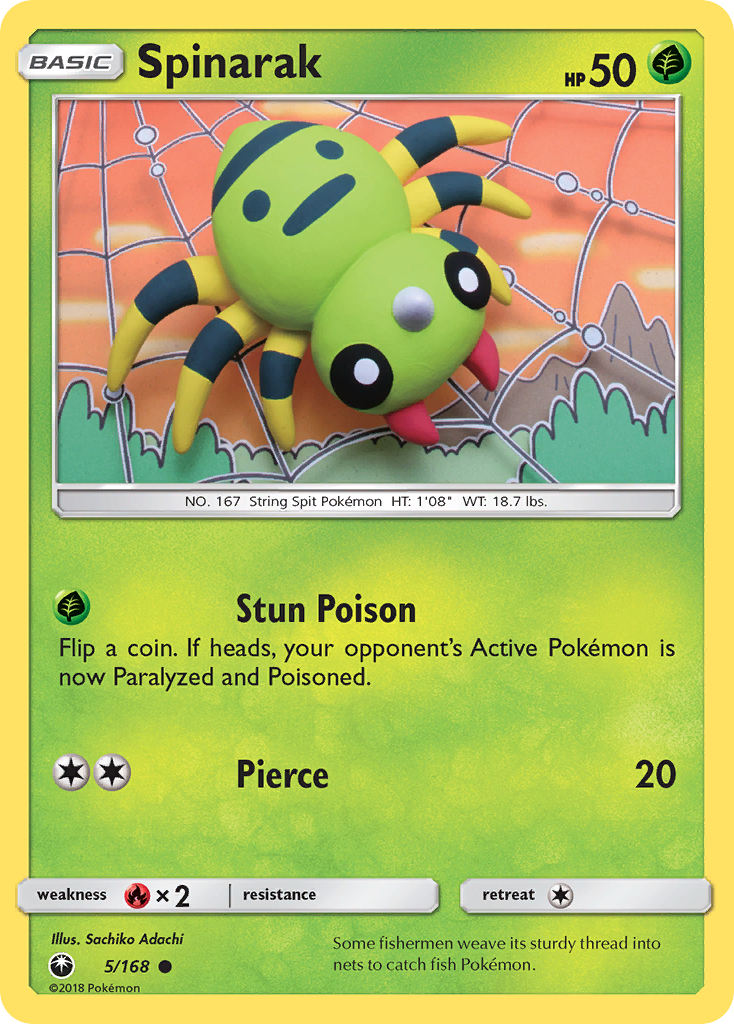 Spinarak (5/168) [Sun & Moon: Celestial Storm] | Exor Games Summserside