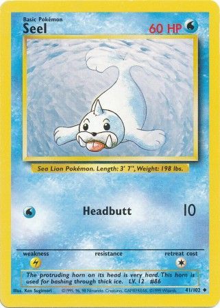 Seel (41/102) [Base Set Unlimited] | Exor Games Summserside