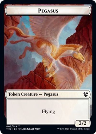 Pegasus // Shark Double-sided Token [Challenger Decks 2021 Tokens] | Exor Games Summserside