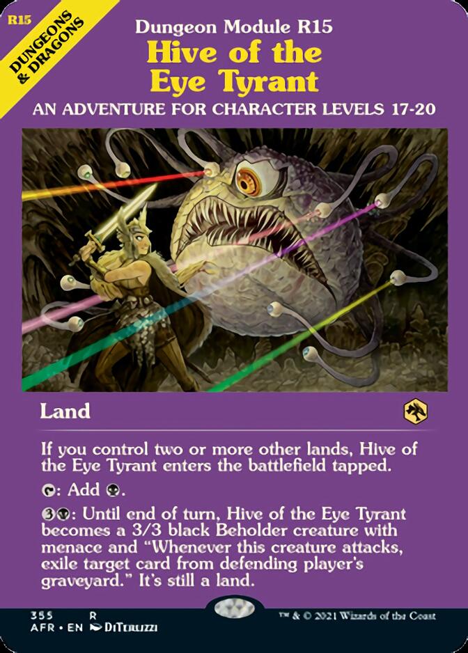 Hive of the Eye Tyrant (Dungeon Module) [Dungeons & Dragons: Adventures in the Forgotten Realms] | Exor Games Summserside