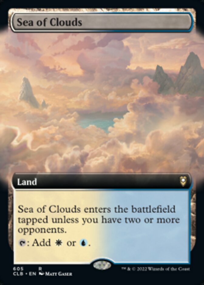 Sea of Clouds (Extended Art) [Commander Legends: Battle for Baldur's Gate] | Exor Games Summserside