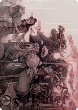 March of Burgeoning Life Art Card [Kamigawa: Neon Dynasty Art Series] | Exor Games Summserside