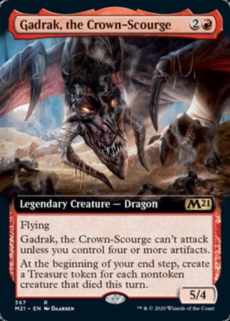 Gadrak, the Crown-Scourge (Extended Art) [Core Set 2021] | Exor Games Summserside