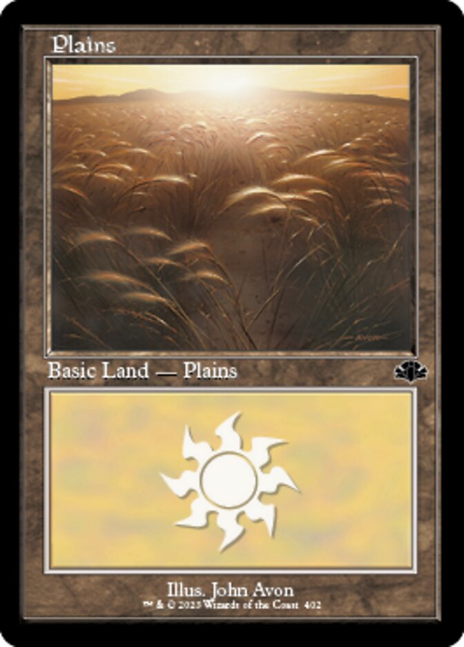 Plains (402) (Retro) [Dominaria Remastered] | Exor Games Summserside