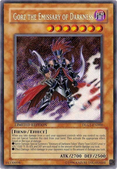 Gorz the Emissary of Darkness [DLG1-EN000] Secret Rare | Exor Games Summserside