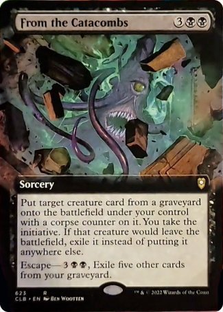 From the Catacombs (Extended Art) [Commander Legends: Battle for Baldur's Gate] | Exor Games Summserside