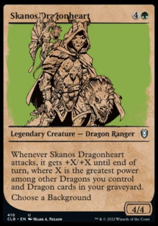 Skanos Dragonheart (Showcase) [Commander Legends: Battle for Baldur's Gate] | Exor Games Summserside