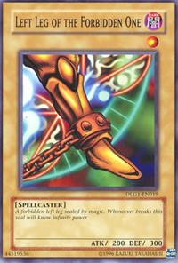 Left Leg of the Forbidden One [DLG1-EN019] Common | Exor Games Summserside