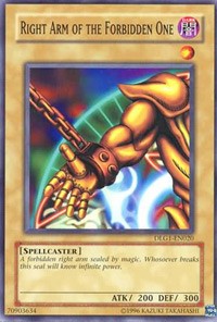 Right Arm of the Forbidden One [DLG1-EN020] Common | Exor Games Summserside