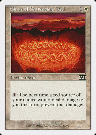 Circle of Protection: Red [Classic Sixth Edition] | Exor Games Summserside