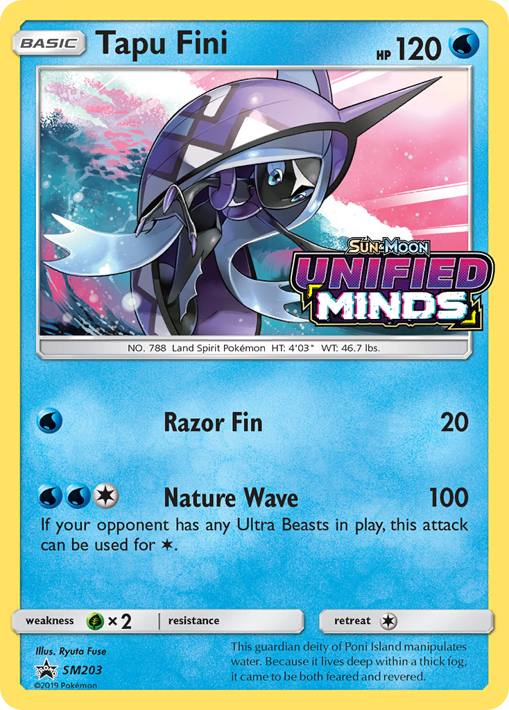 Tapu Fini (SM203) [Sun & Moon: Black Star Promos] | Exor Games Summserside