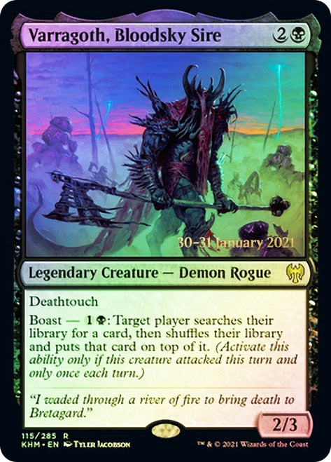 Varragoth, Bloodsky Sire  [Kaldheim Prerelease Promos] | Exor Games Summserside