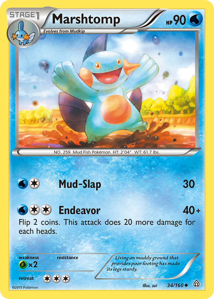 Marshtomp (34/160) [XY: Primal Clash] | Exor Games Summserside