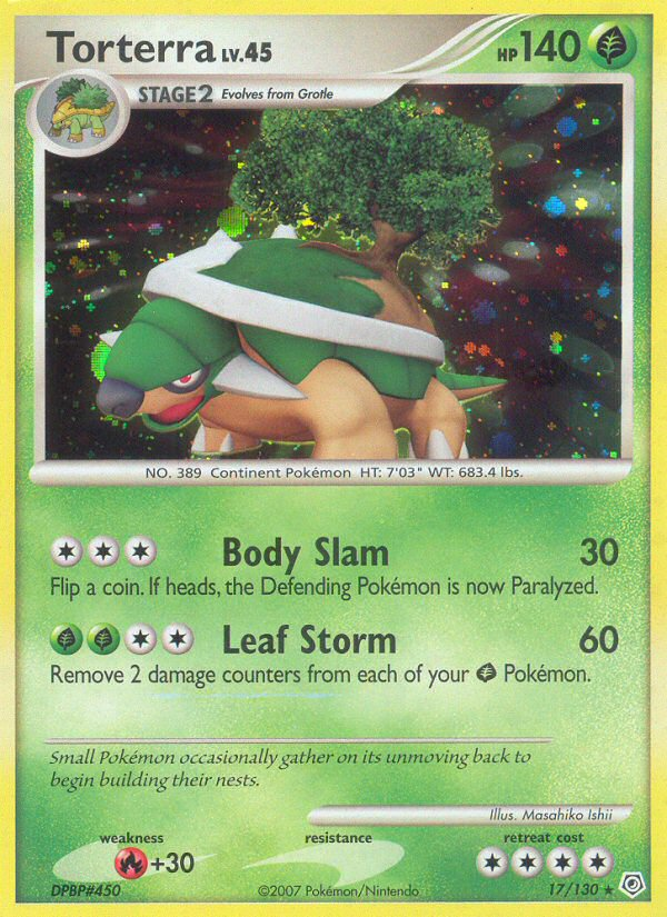 Torterra (17/130) [Diamond & Pearl: Base Set] | Exor Games Summserside