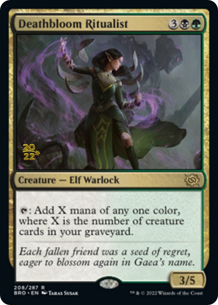 Deathbloom Ritualist [The Brothers' War: Prerelease Promos] | Exor Games Summserside