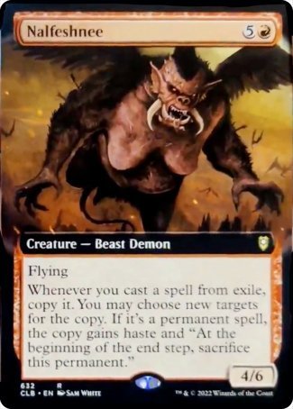 Nalfeshnee (Extended Art) [Commander Legends: Battle for Baldur's Gate] | Exor Games Summserside