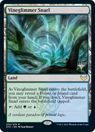 Vineglimmer Snarl (Promo Pack) [Strixhaven: School of Mages Promos] | Exor Games Summserside