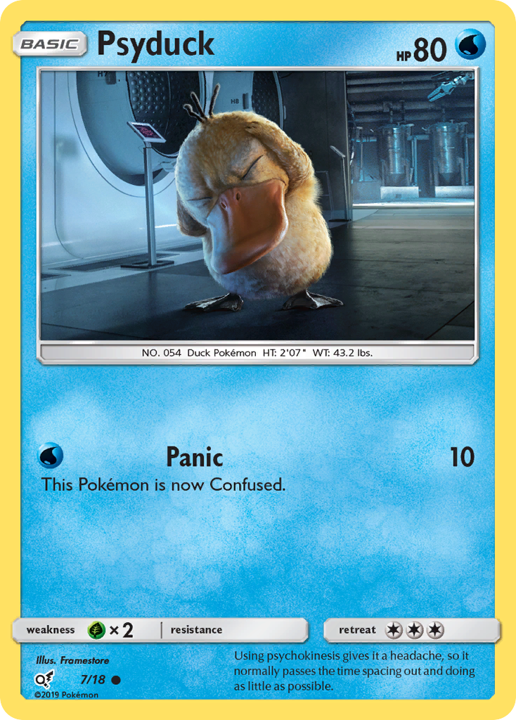 Psyduck (7/18) [Sun & Moon: Detective Pikachu] | Exor Games Summserside