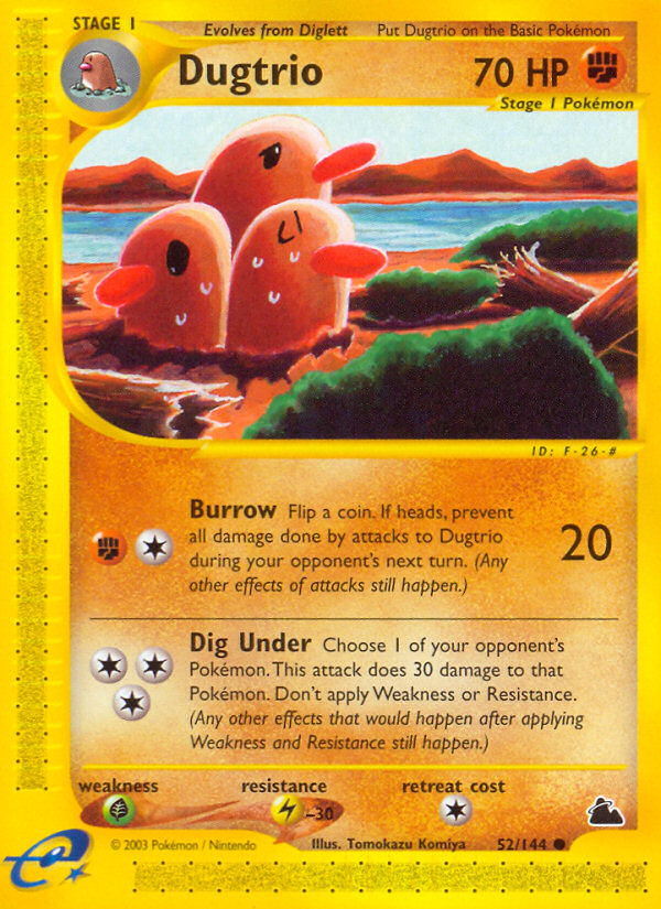 Dugtrio (52/144) [Skyridge] | Exor Games Summserside