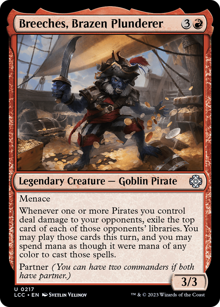 Breeches, Brazen Plunderer [The Lost Caverns of Ixalan Commander] | Exor Games Summserside