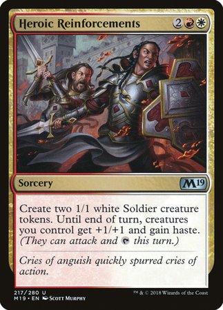 Heroic Reinforcements [Core Set 2019] | Exor Games Summserside