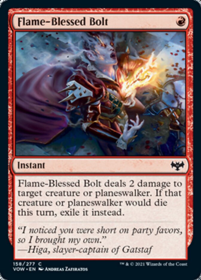 Flame-Blessed Bolt [Innistrad: Crimson Vow] | Exor Games Summserside