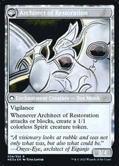 The Restoration of Eiganjo // Architect of Restoration [Kamigawa: Neon Dynasty Prerelease Promos] | Exor Games Summserside