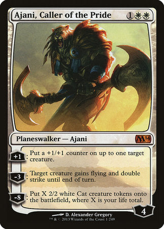 Ajani, Caller of the Pride [Magic 2014] | Exor Games Summserside