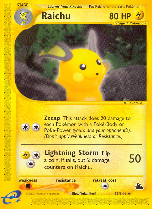 Raichu (27/144) [Skyridge] | Exor Games Summserside