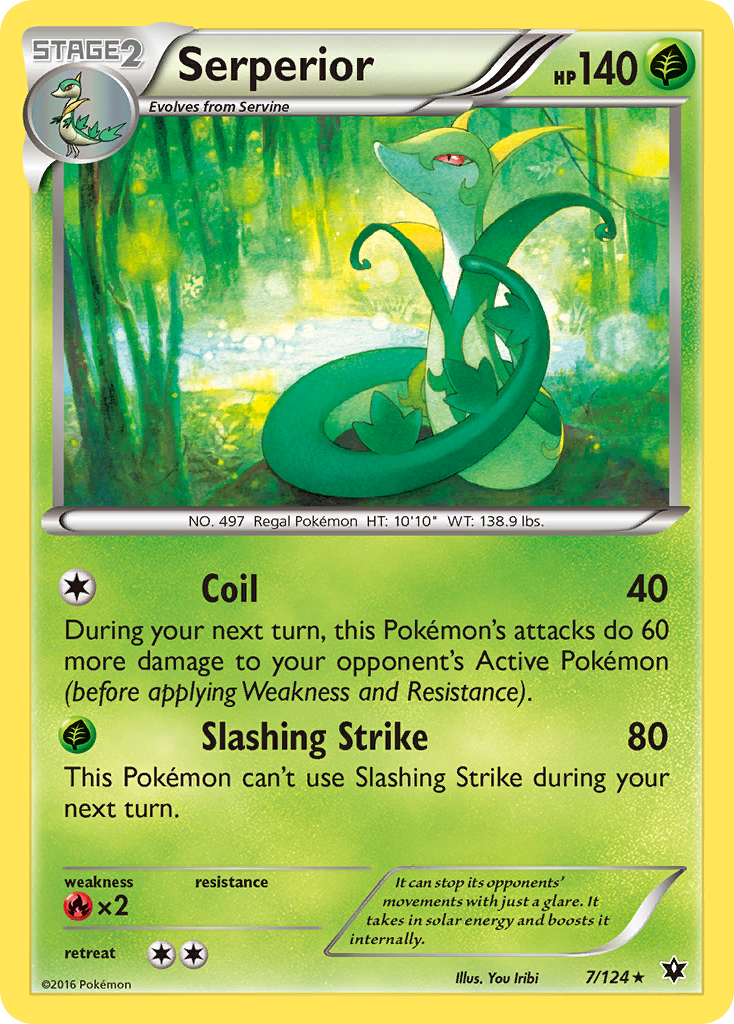 Serperior (7/124) [XY: Fates Collide] | Exor Games Summserside