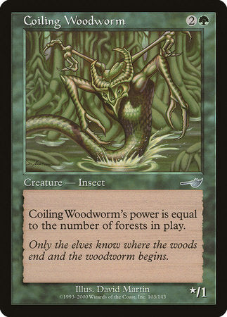 Coiling Woodworm [Nemesis] | Exor Games Summserside