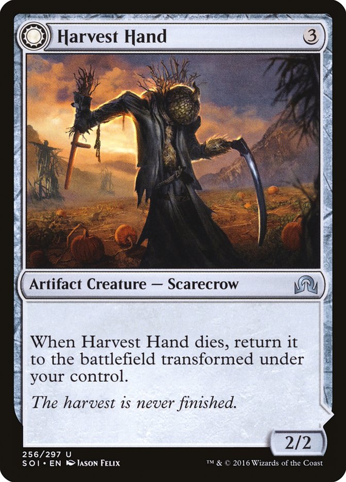 Harvest Hand // Scrounged Scythe [Shadows over Innistrad] | Exor Games Summserside