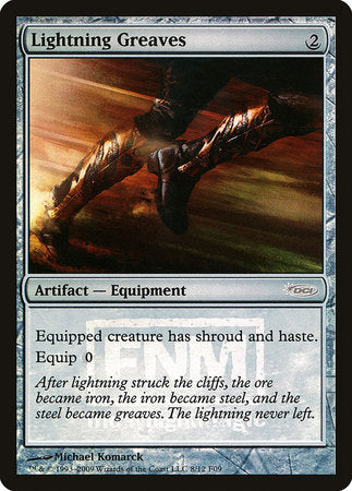 Lightning Greaves [Friday Night Magic 2009] | Exor Games Summserside