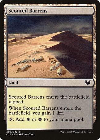 Scoured Barrens [Commander 2015] | Exor Games Summserside