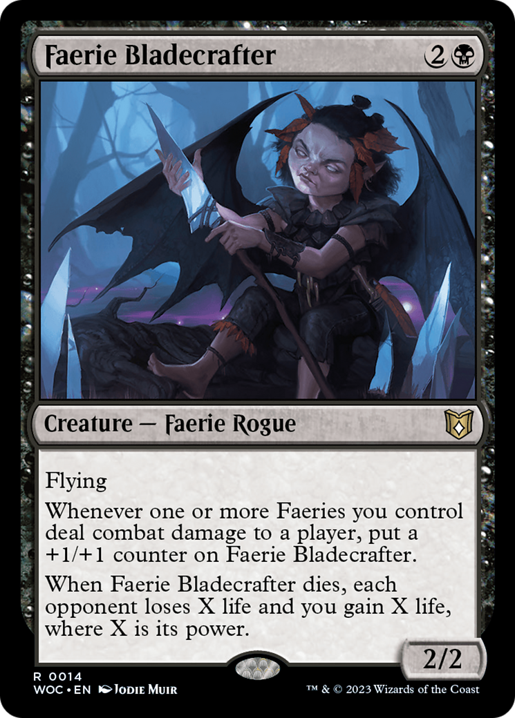 Faerie Bladecrafter [Wilds of Eldraine Commander] | Exor Games Summserside