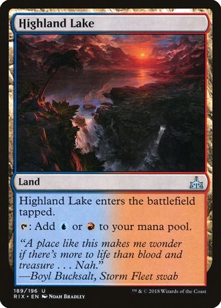 Highland Lake [Rivals of Ixalan] | Exor Games Summserside