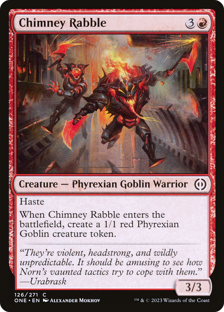 Chimney Rabble [Phyrexia: All Will Be One] | Exor Games Summserside