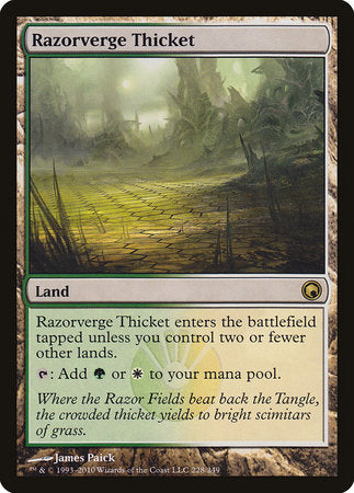 Razorverge Thicket [Scars of Mirrodin] | Exor Games Summserside